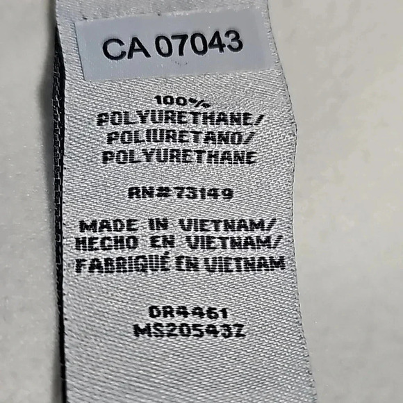 ONE 5 ONE Leather Ivory  Skirt A line Stitched size XL - Picture 12 of 13